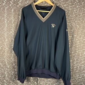 Ashworth Bluegrass Yacht & Country Club Golf Pullover Long Sleeve Shirt Blue‎